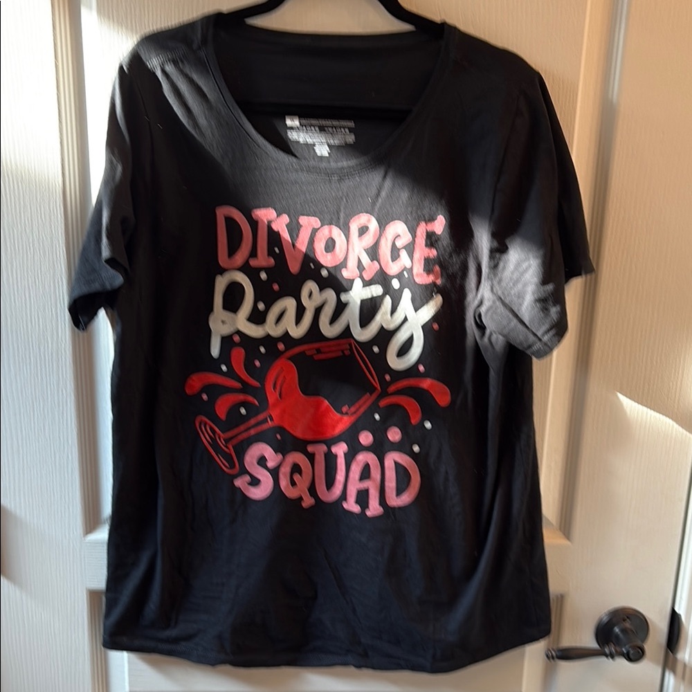Black Divorce Party Squad T-Shirt